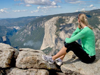Hiking in Yosemite National Park